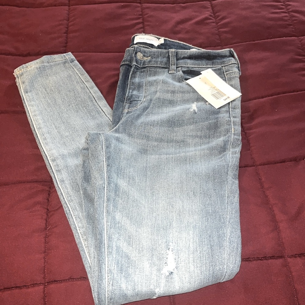 True Craft Mid Rise Skinny Ankle Jeans NWT